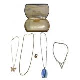 Mixed Lot of Costume and Sterling Silver Jewelry