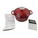 NEW Artisanal Kitchen Supply Enameled Cast Iron Po