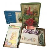 Vintage Assorted Greeting Cards and Boxes