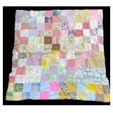 Patchwork Tied Quilt, 38x38"