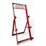 Coca-Cola 1927 Bierman Signs Metal Case Stand