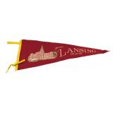 VTG Lansing Michigan State Capitol Felt Pennant