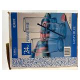 Libbey Misty Blue Prime Time Glassware Set
