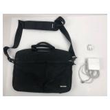 Incase 14x10" Laptop Case and Apple Power Adapter