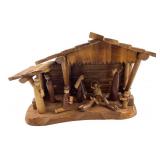 Handcrafted Wooden Nativity Set