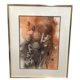 Toni Decker Goatsbeard & Cattail Watercolor