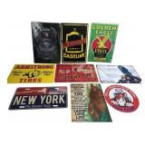 Assorted Reproduction Metal Signs