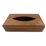 National Products Inc. Walnut Tissue Box Cover