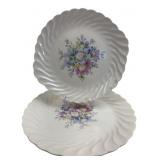 Royal China Inc. Honey Lee Floral Plates, 10" and