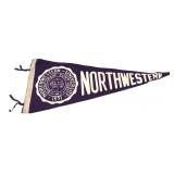 VTG Northwestern University Felt Pennant