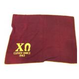 Chi Omega 1963 Closed Dance Wool Blanket
