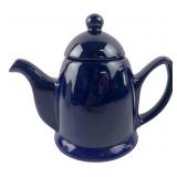 Blue Glazed Ceramic Teapot