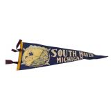 VTG South Haven Michigan Felt Pennant