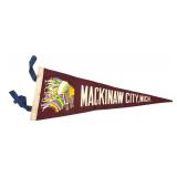 VTG Mackinaw City, Michigan Felt Pennant