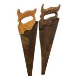 Disston 26" Hand Saws, Pair