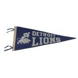 RARE Detroit Lions Felt Pennant