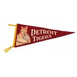 VTG Detroit Tigers Briggs Stadium Felt Pennant