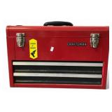 Craftsman Metal Tool Box with Assorted Hand Tools