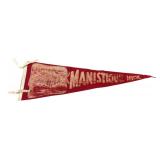 VTG Manistique Mich. Kitch-iti-kipi Felt Pennant
