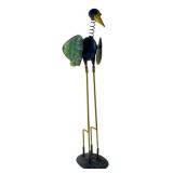 Exhart Metal Heron Garden Statue