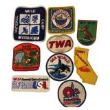 Assorted Vintage Souvenir Embroidered Patches