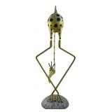 Exhart Metal Geeky Beak Garden Statue