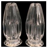 NIB Mikasa Park Lane Crystal Salt & Pepper Set, 4"