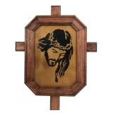 Wooden Jesus Crown of Thorns Wall Art