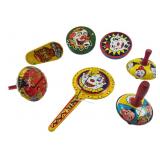 Kirchhof and Assorted Tin Noise Makers, Set of Sev