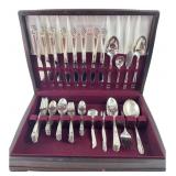 1847 Rogers Bros. Silverplate Flatware Set in Ches