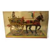 Sicilian Carretto Folk Art Model with Horse