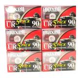 Maxell UR 90 Blank Audio Cassettes 30ct Sealed