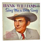 Hank Williams - Sing Me a Blue Song - LP - VG