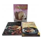 Set of Three Assorted Hardcover Cookbooks