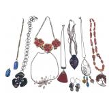 Assorted Costume Jewelry Necklace and Earring Lot