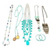 Assorted Fashion Jewelry Necklace and Earring Lot