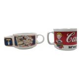 Sunshine Biscuits and Campbell's Soup Mugs