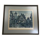 M. Legendre Rothenburg o.d.T. Pl¶nlein Framed Art