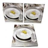 Bed Bath & Beyond Set of Twelve Silver Chargers