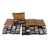 Mixed Lot of Cassette Tapes and Storage Cases