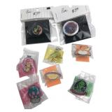 Assorted Enamel and Button Pin Collection