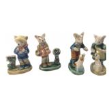 VTG Albert Kessler Miniature Porcelain Mice Figuri