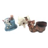 VTG Ceramic Toothpick Holders (3)