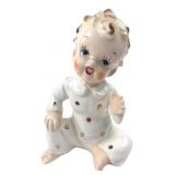 VTG Ceramic Bare Bottom Piano Baby Figurine
