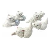 VTG G. Lewis Ceramic Kitten Figurines