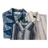 Lot of Three Men's Casual Shirts: Tommy Bahama & T