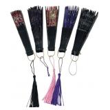 Set of Five Decorative Folding Hand Fans
