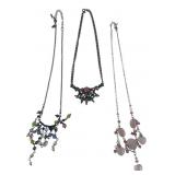 Assorted Costume Jewelry Necklaces (3)