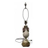 Capodimonte Style Floral Porcelain Table Lamp