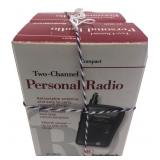 NIB RadioShack Two-Channel Personal Radio Pair 21-